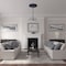 Ekena Millwork Durham Ceiling Medallion (Fits Canopies up to 4 1/4"), Hand-Painted Midnight Dream, 31"OD x 1 1/2"P CM31DUMDF - alternate 3